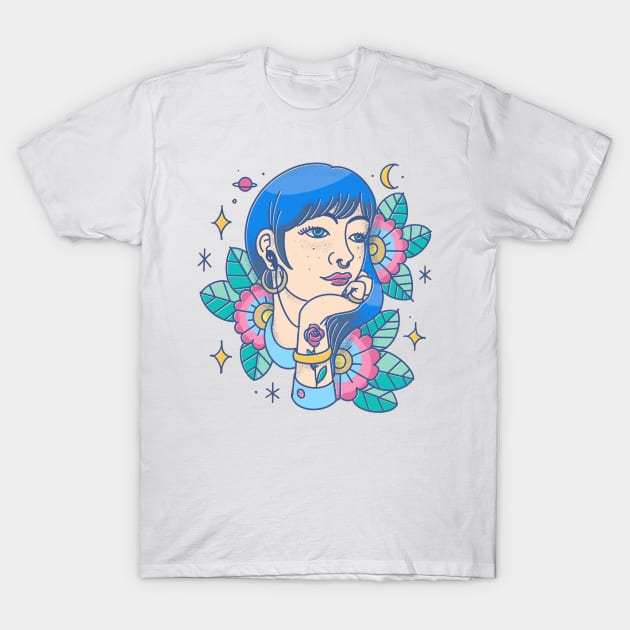 Music girl T-Shirt by Paolavk